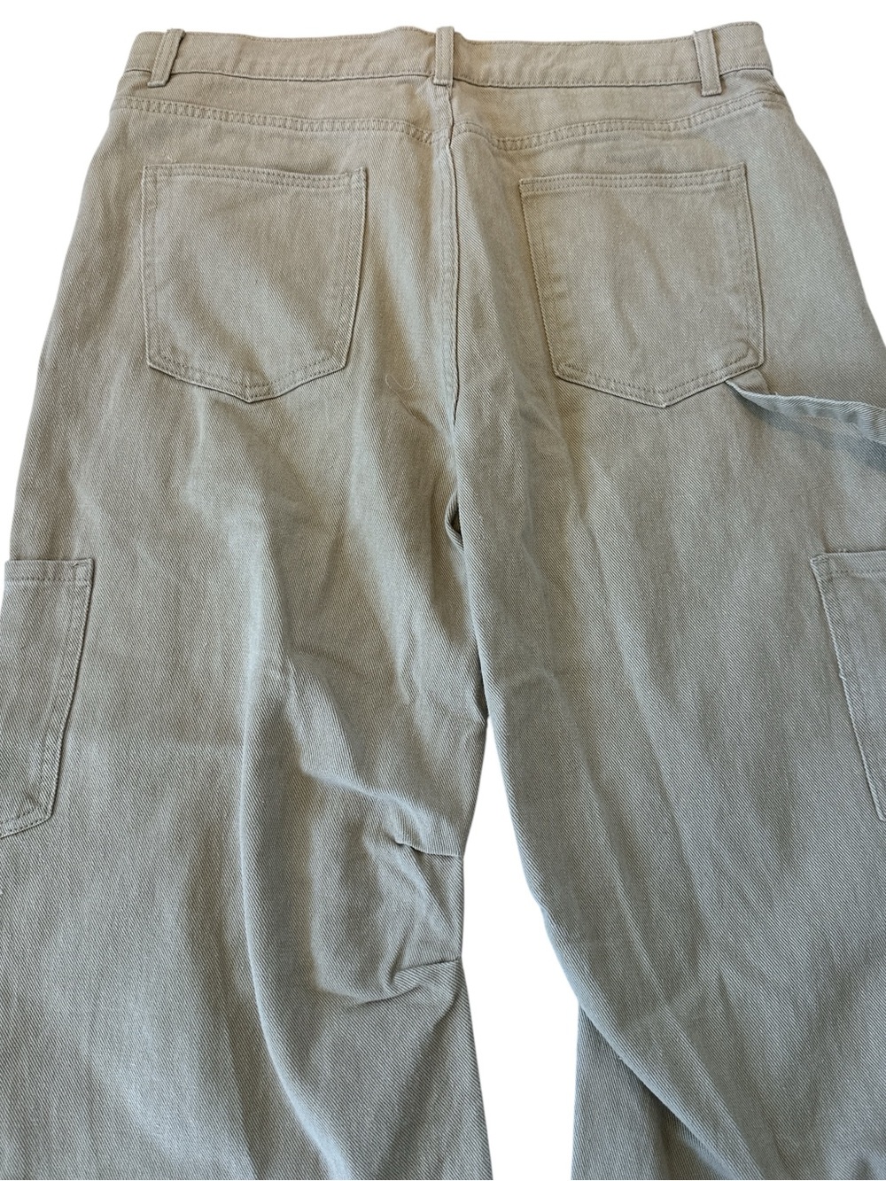 NWT Revolve Lioness Miami Vice Barrel Leg Pant in Beige - Picture 8 of 12